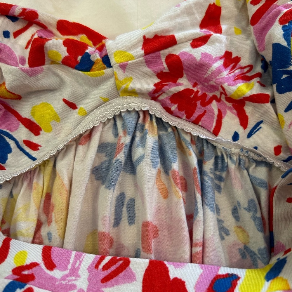 COSABELLA Floral Maxi Dress Built in Bra Lounge Sleep‎ S - Picture 7 of 11